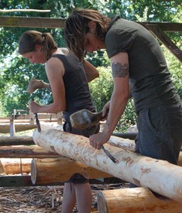 roundwood timber framing course